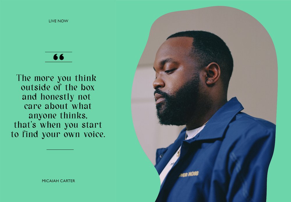 Photographer Micaiah Carter is this week's On Design podcast guest. Listen now on Apple Podcasts: lnkd.in/eMyFJ4Ta and Spotify: lnkd.in/efQVPeDn.