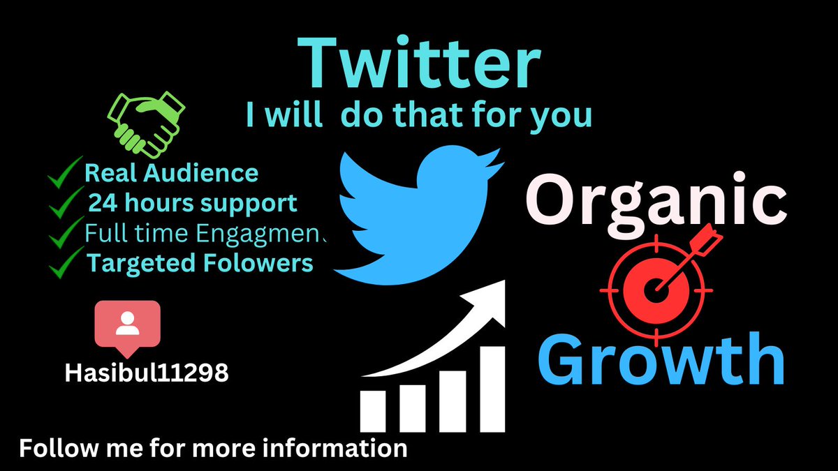 I am Professional Digital Marketer and SEO Expert. I will Provide all Digital Marketing Services. 
#digitalmarketer 
#socialmediamanager 
#seoexpert 
#virtualassistant 
#DigitalMarketing 
#businessgrowth 
#Trending 
#marketingagency 
#Twitter 
@Hasibul11298