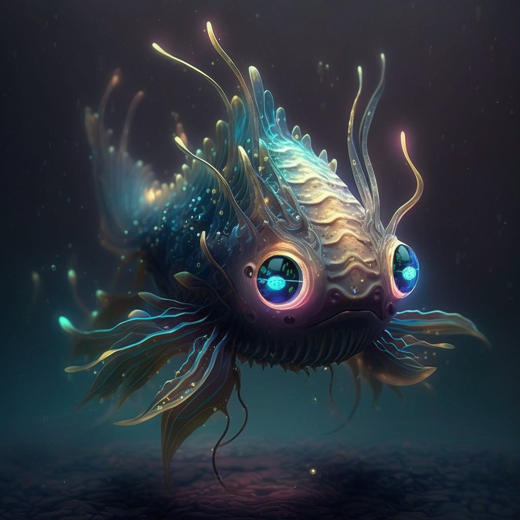 kyleobyte's tweet photo. Dive into the depths of the ocean and discover the Polymorph, an intelligent underwater creature with the power of chameleonic transformation.
Read now: https://t.co/1wrA45xsLi 
 #aistory #midjourney #chatgpt #gpt4 #writtenbyAI #aicuration https://t.co/wB57cUDMvB