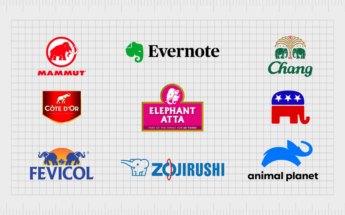 fabrikbrands's tweet image. The elephant is a majestic animal that has been featured in logo designs for companies across industries. We look at the meanings behind some of the most iconic elephant logos in branding. buff.ly/3yxjtPc #logodesign #Logofile #branding #elephants