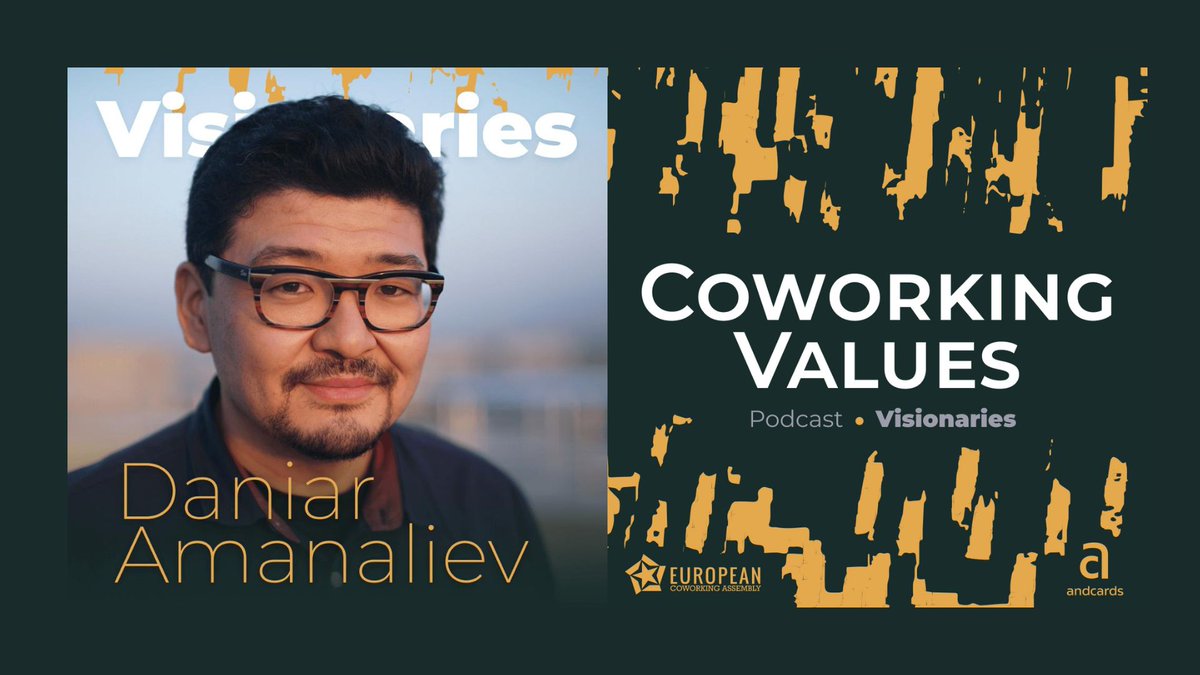 BernieJMitchell's tweet photo. Join @joseamorales and @amanaliev on the first episode of the Coworking Values Podcast: Visionaries series. Where in they talk all about @ololo_city, and how Daniar's love for music started it all. 

Tune in here: https://t.co/qnaIj5YizO https://t.co/TfLKmJX3IT