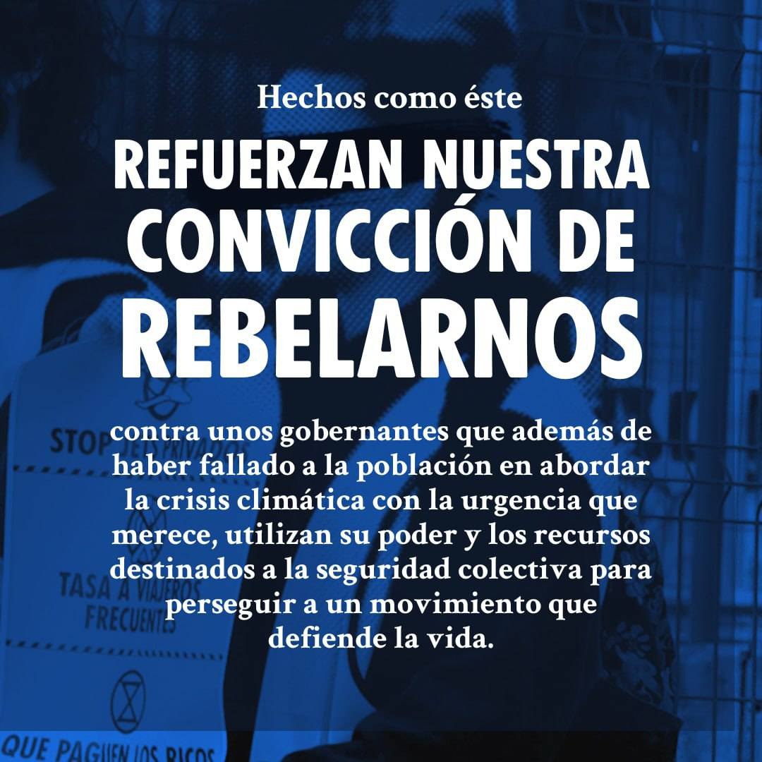 Rebelión o Extinción Madrid tweet media