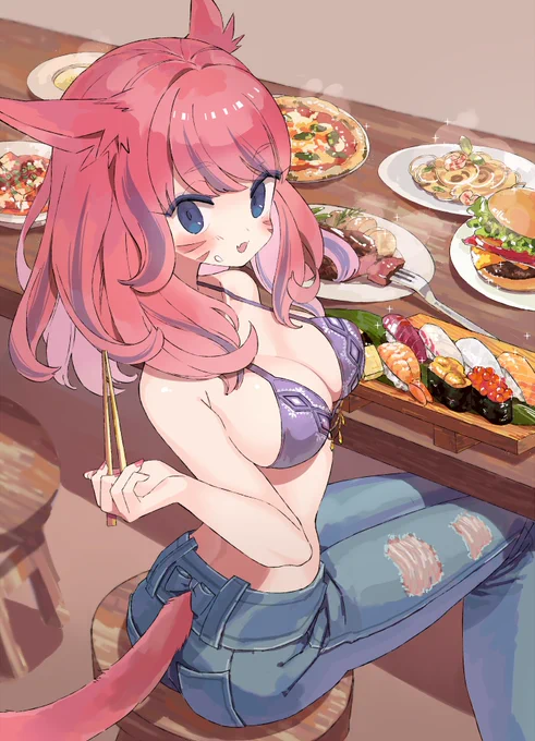 食べるの大好きミコッテ 