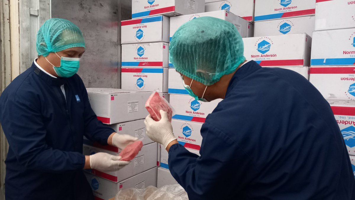 BKIPMBitung's tweet photo. 15/03 Kegiatan Pengawasan Lalu lintas Produk Perikanan Dometik di Unit Pengolahan Ikan di Minahasa Utara. #KKPThrive 
@bkipm_kkp 
@Muhlin21 
@BKIPMManado 
@pondaag_vera https://t.co/b45cTvQYqT