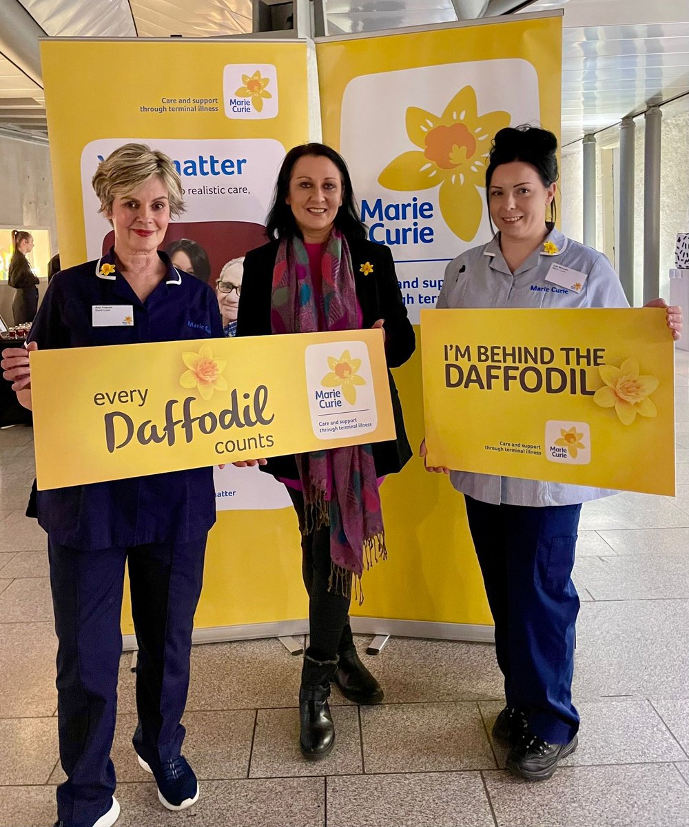 💛In 2021-22, 11,715 people who died in South Scotland had a palliative care need. By 2040, 10,000 more people will be dying with #PEOLC needs.

Everyone must have access to the support they need; I'm supporting @MarieCurieSCO #GreatDaffodilAppeal for a better end of life for all