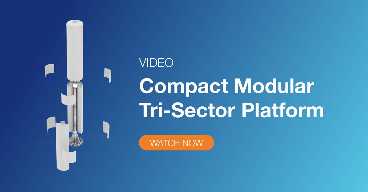 WATCH: bit.ly/400PGKM  With its modular design, our new Tri-Sector Platform allows you to field-upgrade sectors and stack up to four operators on one pole with maximum performance, solving critical installation issues and speeding 4G/5G deployments. #antennas #5G