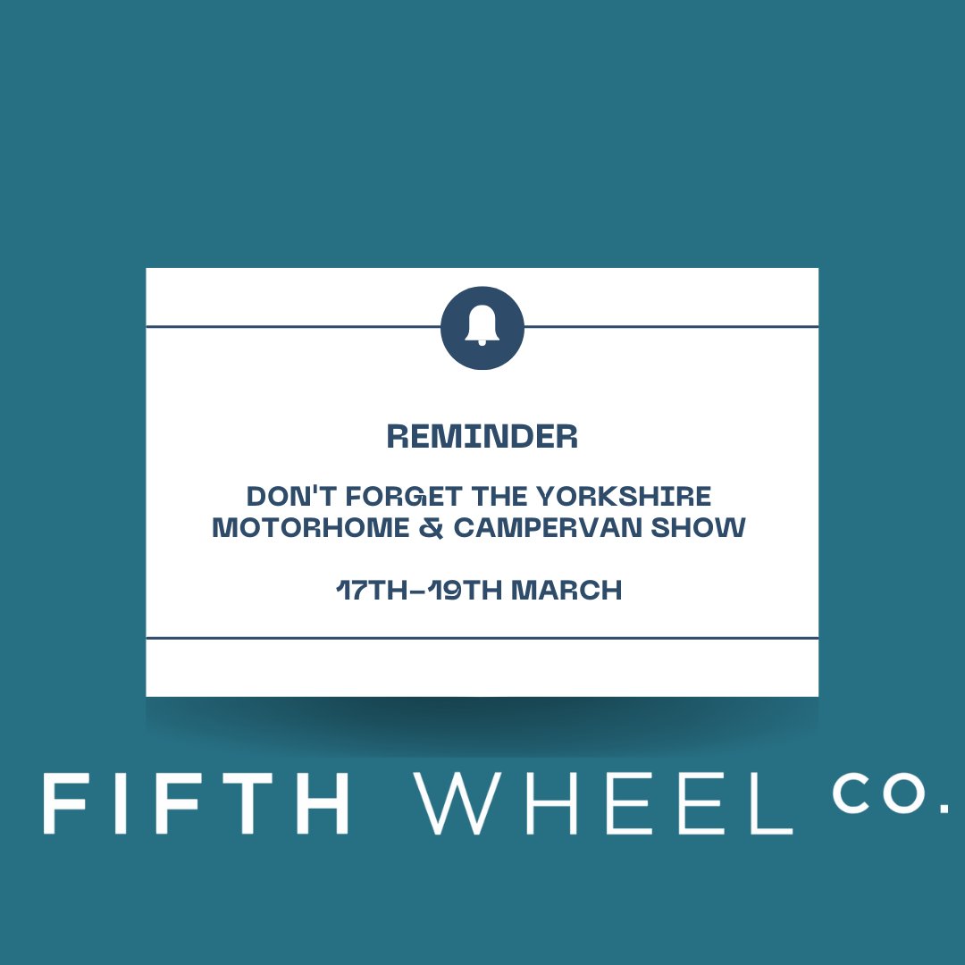 FifthWheelCo's tweet image. We are very excited to be showcasing our new Inos &amp;amp; 2 Celtic Ramblers at the Yorkshire Motorhome &amp;amp; Campervan Show in Harrogate. 
Come along, view our tourers and meet members of our friendly team- we will be happy to answer any questions.

fifthwheelco.com/the-yorkshire-…