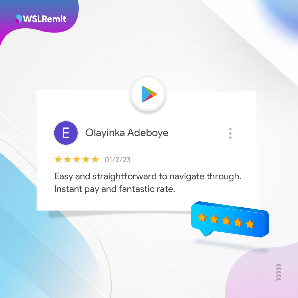 tetradpay's tweet photo. Easy and straightforward! That’s what you get with the WSLRemit. Start sending funds to Nigeria with ease! Download the WSLRemit App from the app store today!
#SendMore #WSLRemit #MoneyTransfers https://t.co/f9HMCBrIan