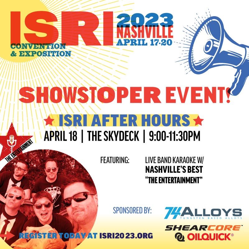 Thanks to our #sponsors OilQuick SHEARCORE Tungco, INC #inpersonevents #nashville #nashvilletn #musiccity #workhardplayhard #businesstrip #businesstravel #recycling #recycledmaterials #recyclingbusiness #recyclingindustry #recyclingconference #karaoke  ISRI2023.org
