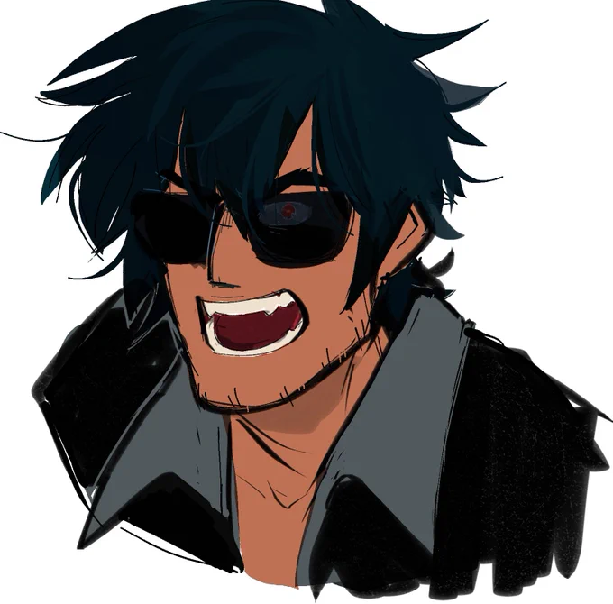 It is almost 3 an insomnia is beating my ass so y'all get random doodles I made that I'm too sleepy to care about how good they are to share.  #trigun 