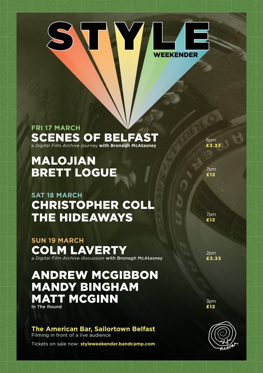 Style Weekender Festival (@style_weekender) on Twitter photo Our first edition of Style Weekender Festival takes place this weekend in <a href="/The_AmericanBar/">The American Bar</a> ! We're excited to bring you this fantastic line-up of live performances, panel discussions and films screenings.
Purchase tickets here: styleweekender.bandcamp.com
#styleweekenderfestival Our first edition of Style Weekender Festival takes place this weekend in <a href="/The_AmericanBar/">The American Bar</a> ! We're excited to bring you this fantastic line-up of live performances, panel discussions and films screenings.
Purchase tickets here: styleweekender.bandcamp.com
#styleweekenderfestival