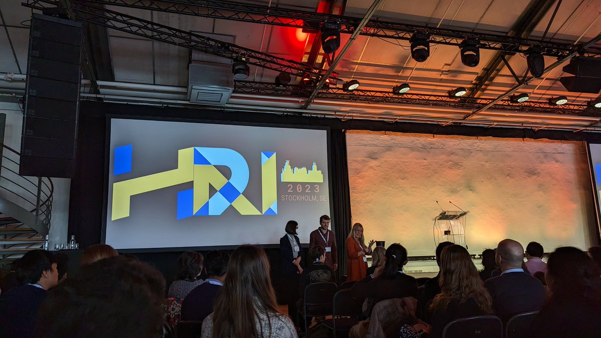 GalloDanilo_'s tweet photo. We are in Stockholm participating in the @HRI_Conference with part of the team! We will be presenting our paper (nominated to best paper award ;) during the last session on Thursday. See you around #hri2023 https://t.co/A5cXmNWUJr