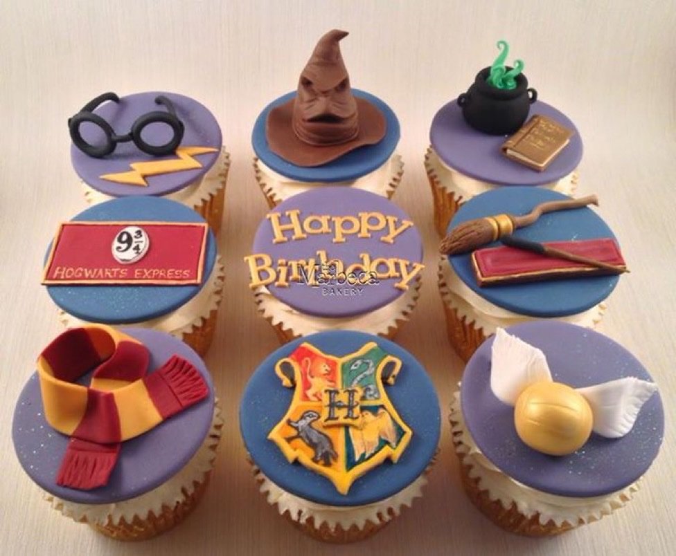 Quiero estos cupcakes de Harry Potter⚡️