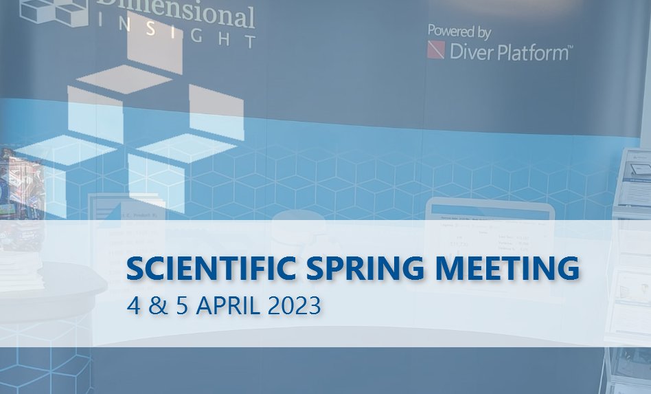 Dimins_NL's tweet image. Over enkele weken zal op 4 en 5 april de Scientific Spring Meeting van het KNVM &amp;amp; NVMM gehouden worden. Net als voorgaande jaren zal Dimensional Insight in het Papendal Hotel and Conference Centre als sponsor aanwezig zijn met een stand. #BusinessIntelligenceVoorLabs #DTOAdvisor
