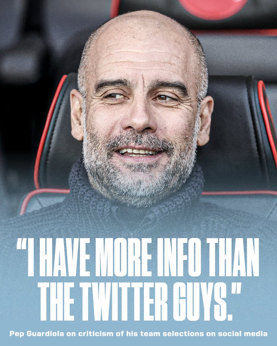ESPNUK's tweet photo. Pep Guardiola doesn't need your help 😅 https://t.co/85lIA05XZo