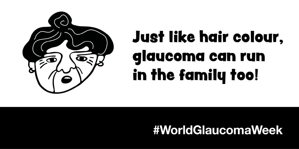 myvisionmatters's tweet photo. Just a third of people (32%) who have a close relative with glaucoma think they're at risk of the condition, however, blood relatives are at 4 x higher risk of suffering glaucoma themselves. #KnowTheRisks #GetRegularEyeTests #WorldGlaucomaWeek #EyeQ #VisionMatters https://t.co/Y9fN26MMHH