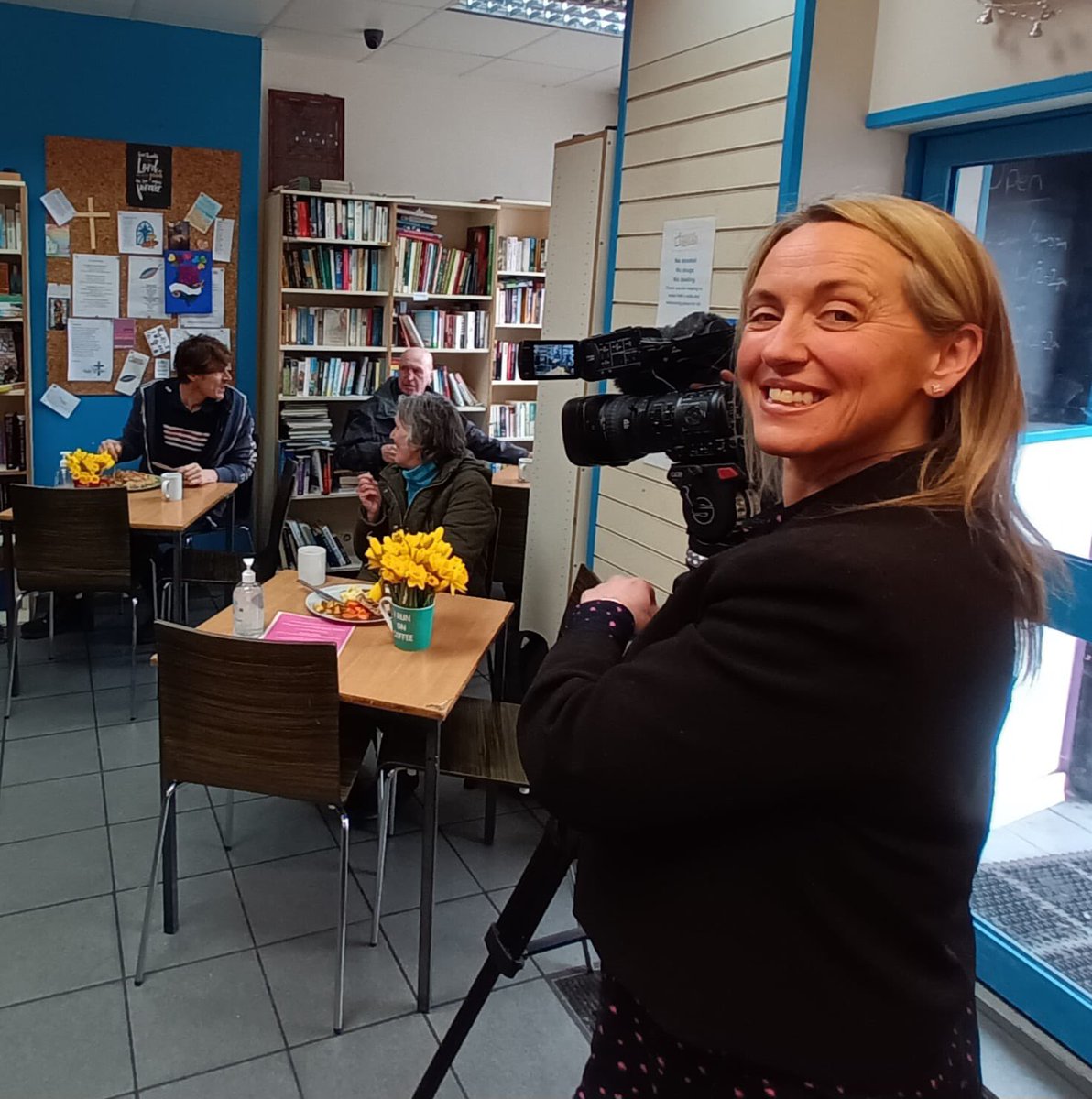 hobstafford's tweet photo. @hobstafford We wear delighted to welcome back @lauramaytv to #Cafe43 on Monday. Tomorrow #Thursday on @bbcmtd Will be a feachure on the disproportionately high levels of autism in the homeless community. #Vunerability #Homelessness https://t.co/J4kr005fmJ