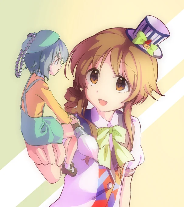 藍子ちゃん由愛ちゃんらくがき 