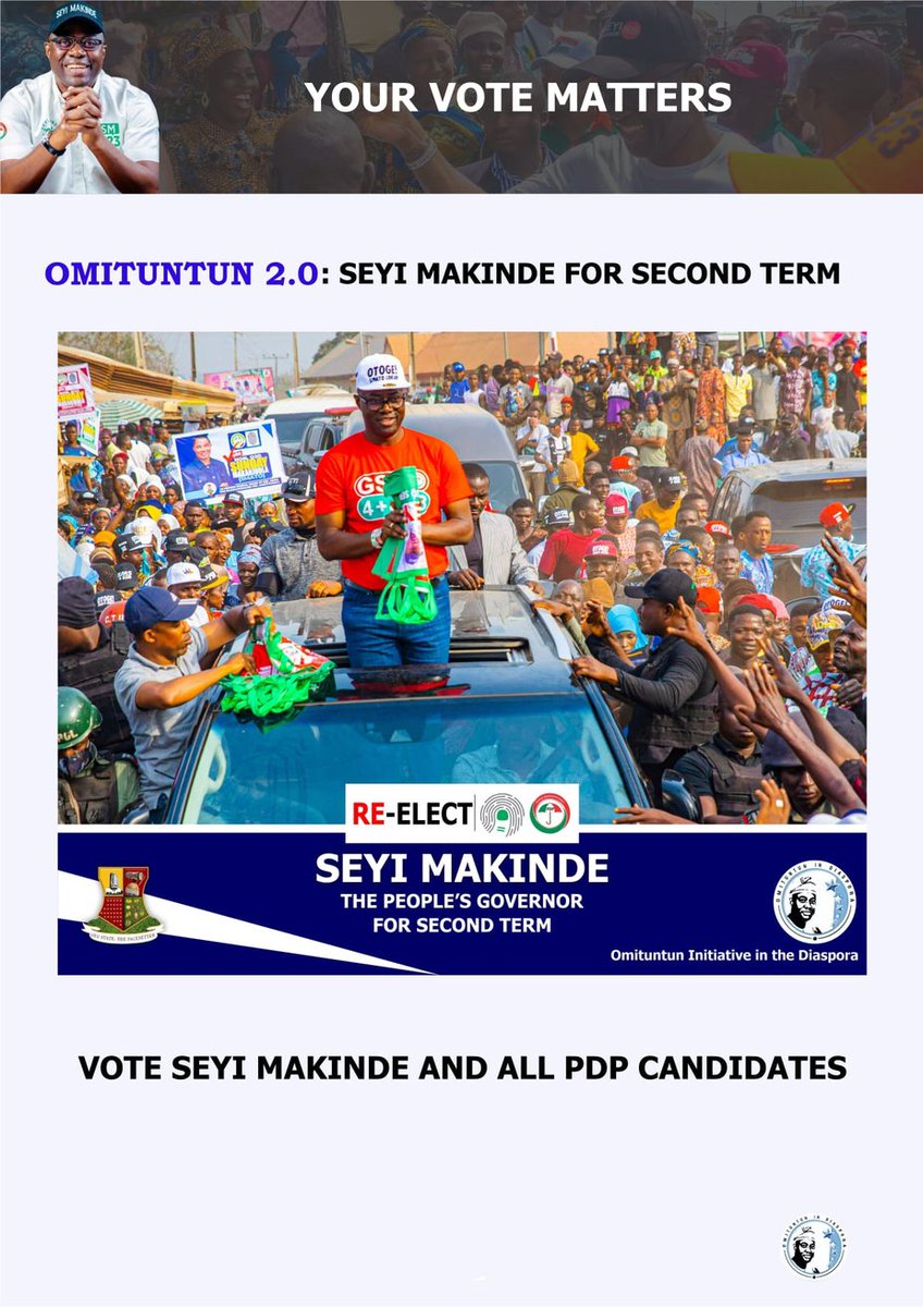 Sir_olumiju's tweet photo. On and Offline I have been so proud of supporting and canvassing for Seyi Makinde, with pure fact and figures I have convinced people of what the governor has done, when you don't have access to information you'll be short of words in argument. Seyi Makinde's achievements is huge https://t.co/Uk3t4fo8Kn