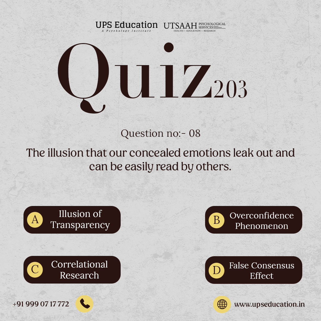 Psychology Entrance on Twitter "Weekly Psychology Quiz No 203 Questions 7 & 8 . The answer