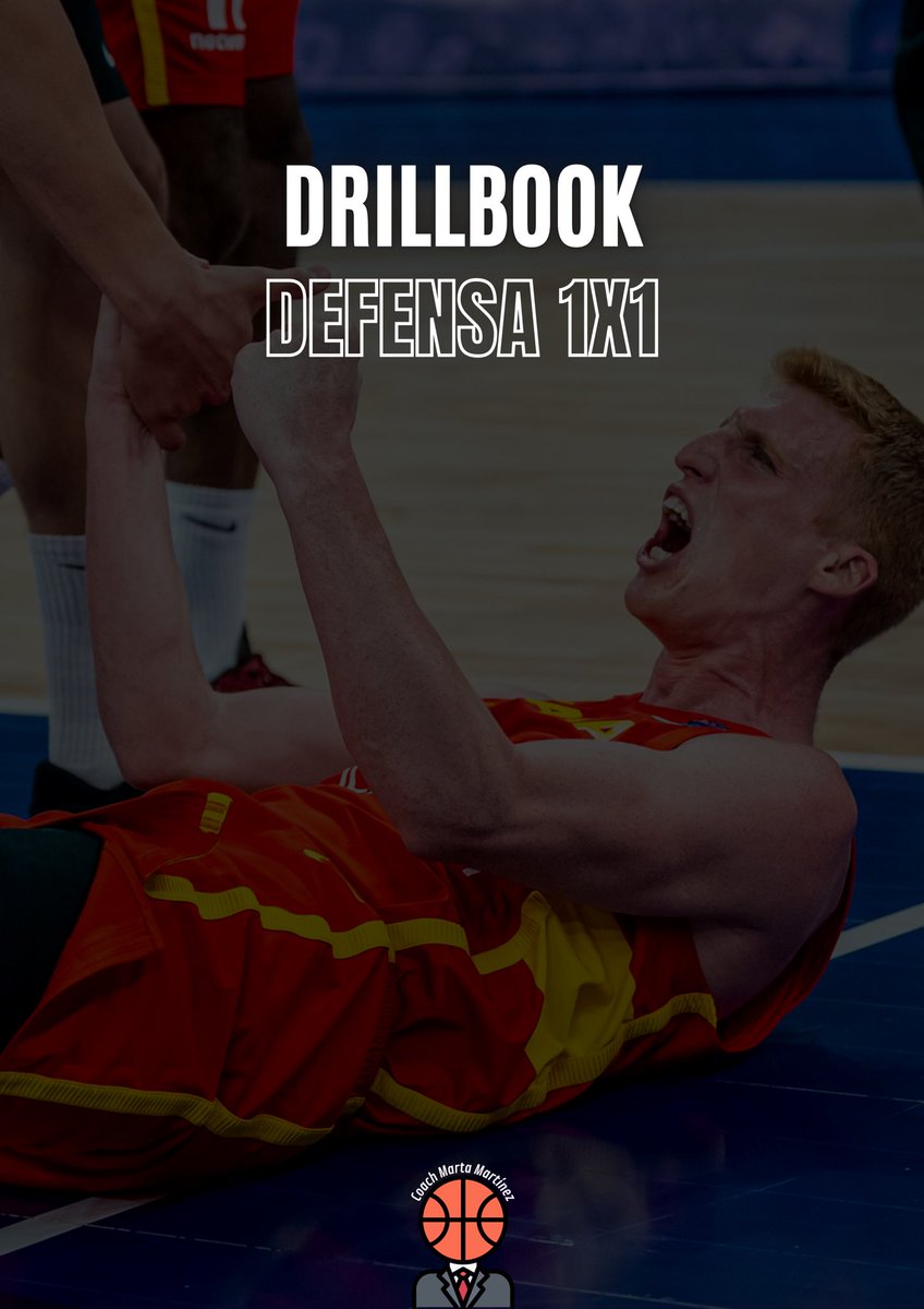 🔔 Hoy es miércoles… NUEVA entrega 🆕

📚Drillbook de defensa de 1️⃣❎1️⃣ 
Recopilación de ejercicios 🏀para trabajar situaciones de: 

➡️ Close out estático/movimiento 🛡️
➡️ Recuperación defensiva 🏃🏽
➡️ Analítico gestos defensivos 🔍
➡️ Encadenar esfuerzos 🥊

Para conseguirlo 📲