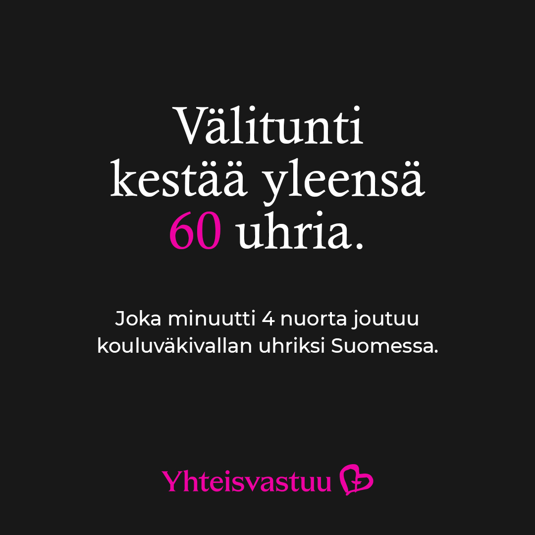 Nuorten surulliset väkivaltateot nousivat otsikoihin taas viime viikolla.💔Nuorten elämään tarvitaan lisää luotettavien aikuisten läsnäoloa. Juuri tällaista tukea @AsemanLapsetRy pystyy lisäämään Suomessa #yhteisvastuukeräys2023 avulla. ❤ yhteisvastuu.fi/lahjoita