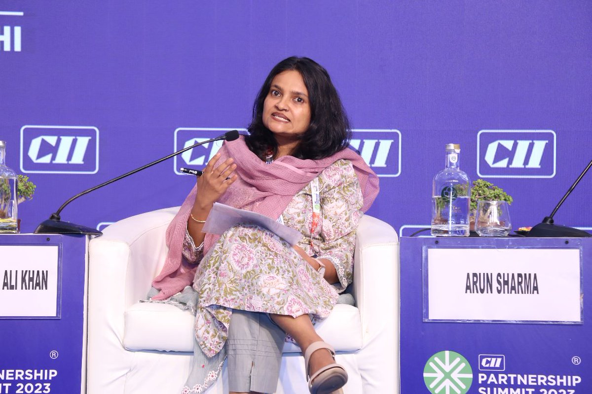 The Partnership Summit (@cii_ps) on Twitter photo JAM Trinity provides an opportunity for banks to let go of their biases & consider women for credit prepositions as they are enabled to inculcate savings in their #JanDhan accounts. ~ Suhela Shaukat Ali Khan, Country Program Manager, <a href="/unwomenindia/">UN Women India</a> at #PartnershipSummit2023 JAM Trinity provides an opportunity for banks to let go of their biases & consider women for credit prepositions as they are enabled to inculcate savings in their #JanDhan accounts. ~ Suhela Shaukat Ali Khan, Country Program Manager, <a href="/unwomenindia/">UN Women India</a> at #PartnershipSummit2023