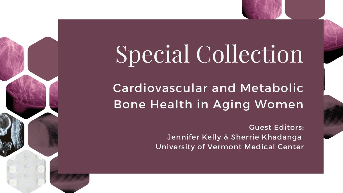 More articles have been added to our Cardiovascular and Metabolic Bone Health in Aging Women collection!

Read the articles here: bit.ly/3FMKQJp
Guest Editors: Jennifer Kelly &amp; <a href="/KhadangaSherrie/">Sherrie Khadanga</a> 

@SAGEJournals 

#OpenAccess #MetabolicBoneHealth #CardiovascularHealth