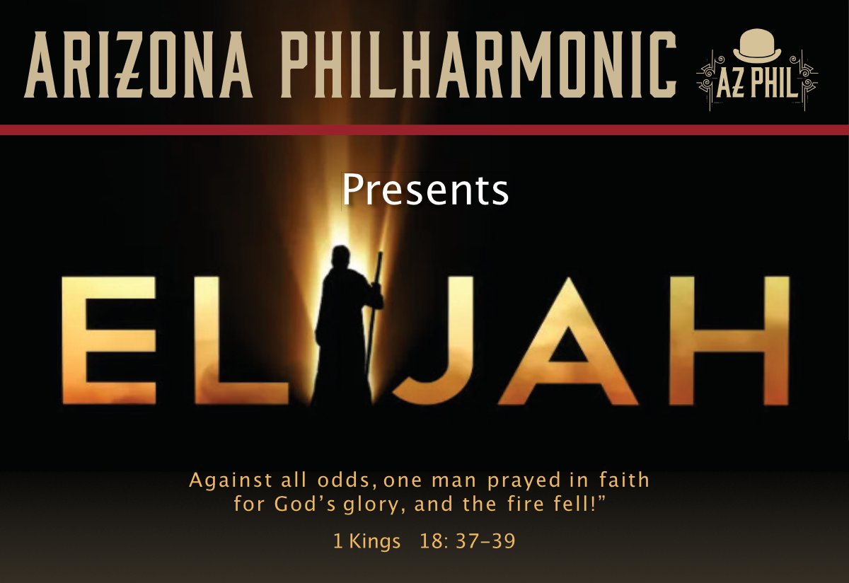 azphilharmonic's tweet photo. On Sunday April 2, AZ Phil &amp; Quartz Ensemble present the story of prophet Elijah through Mendelssohn's music; plus join us for a volunteer potluck! - https://t.co/O1VGnjcrXy https://t.co/toB9a5dCZ5