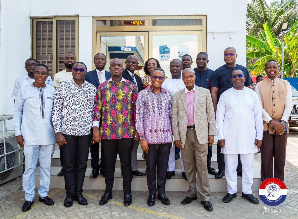 RosellaCudjoe's tweet photo. CHURCH OF PENTECOST PAYS COURTESY CALL ON THE LEADERSHIP OF THE NEW PATRIOTIC PARTY on Tuesday, March 14, 2023. https://t.co/EKIl0PCpSF
