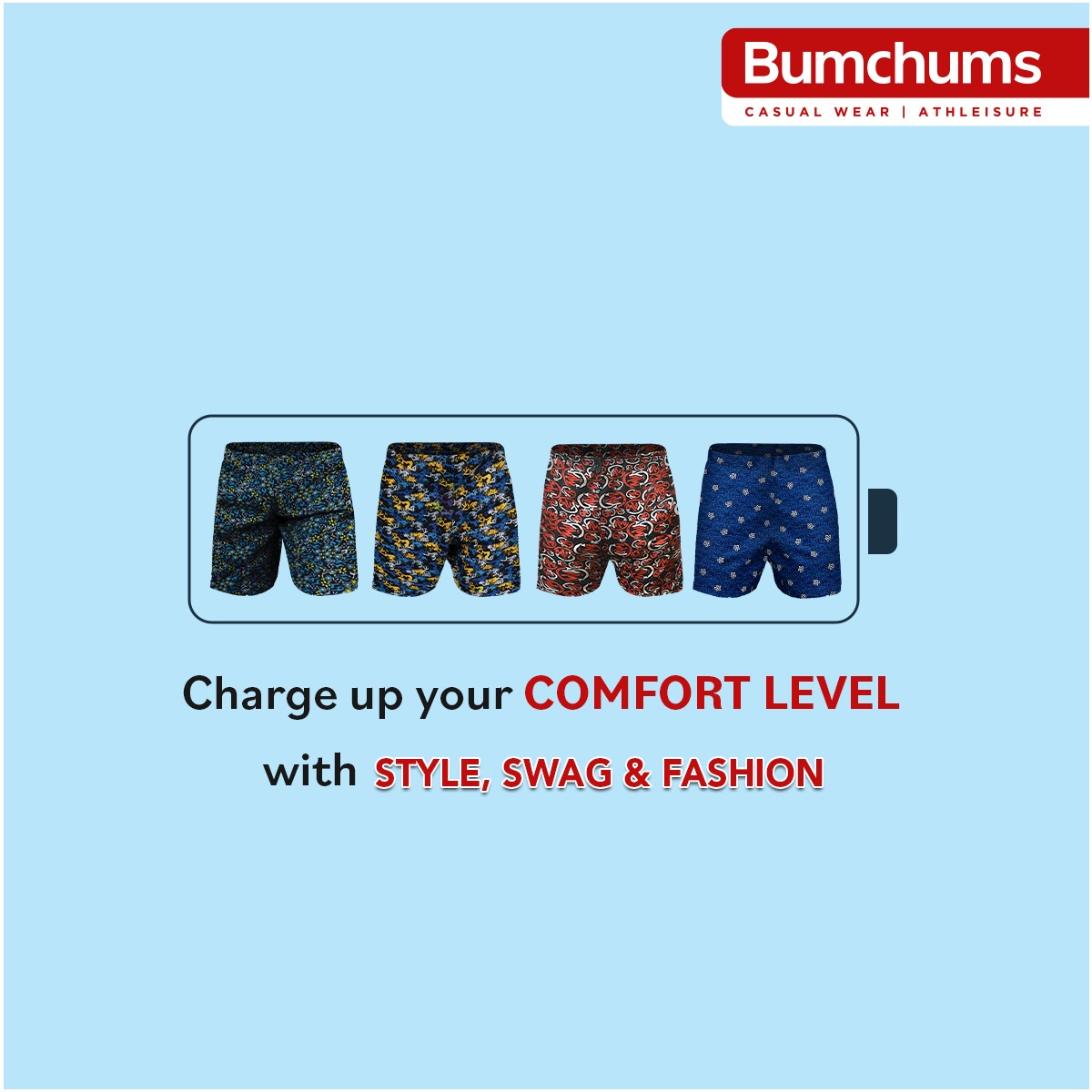 BumchumsFashion's tweet photo. A daily dose of comfort from Bumchums, make sure that your battery levels are fully charged & u don’t need a
power bank⚡
Shop now: https://t.co/uTDN0XHBtT
#UnmatchedComfort #chargeup #comfortlevel #comfort #comfytales #casualwear #athleisure #lifestyle #cozy #trendy #stylish https://t.co/ew7VXf61M1