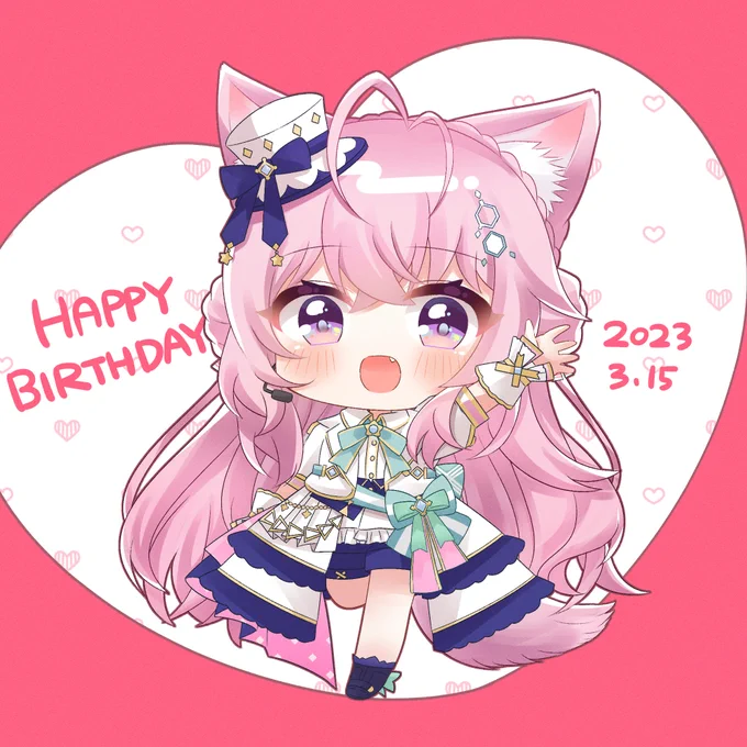こよりちゃん HAPPYBIRTHDAY#博衣こより生誕祭2023#こよりすけっち 