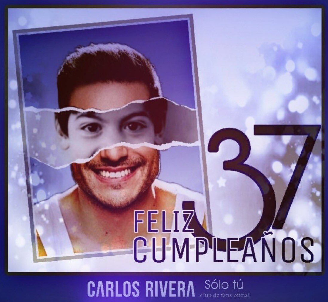 lrcm00's tweet photo. ¡Feliz cumple @_CarlosRivera! 🎉🎂Hoy celebramos tu nacimiento y tu vida , sigue brillando siempre, nosotros acompañaremos tu recorrido y jamás te soltaremos 🥰
Dios te bendiga! 
#Felices37CarlosRivera 💙 https://t.co/DGL1QTw0mL