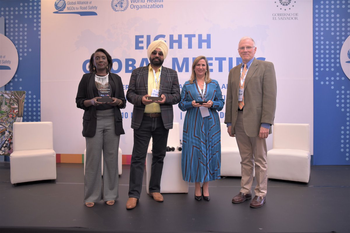 Last week, we presented the <a href="/FedEx/">FedEx</a> Road Safety Award to 3 inspiring #roadsafety NGOs who demonstrate what it means to be an Alliance member, through commitment to evidence &amp; growth. Read the press release: roadsafetyngos.org/events/press-r…
Today, we hear more from each of them...