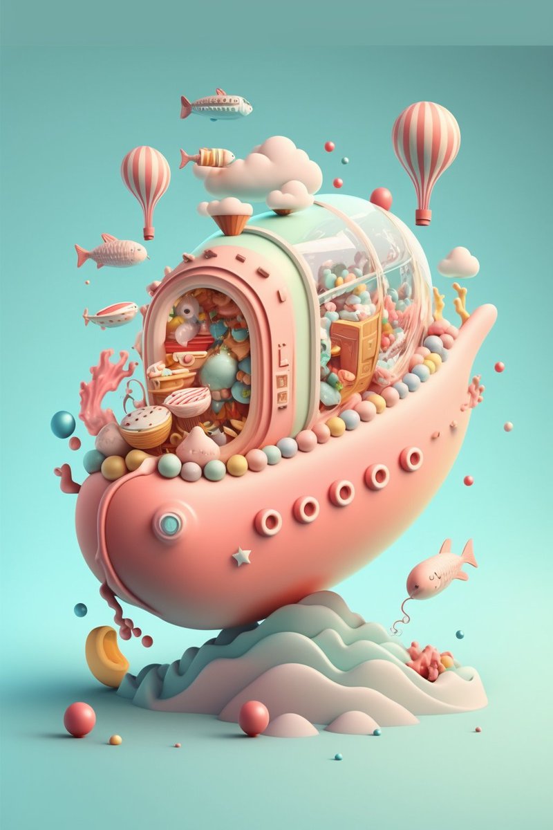 AInteriorMind's tweet photo. 🍭Sweet Vehicles for your next Candy Trip🍭

#midjourney #generativeart #Candy #digitalart #conceptart #midjourneyart #aiart #aigeneratedart #trip #aiartists #promptbase #artoftheday #aiartcommunity #dreamfanart #vehicles https://t.co/5u27XinPds
