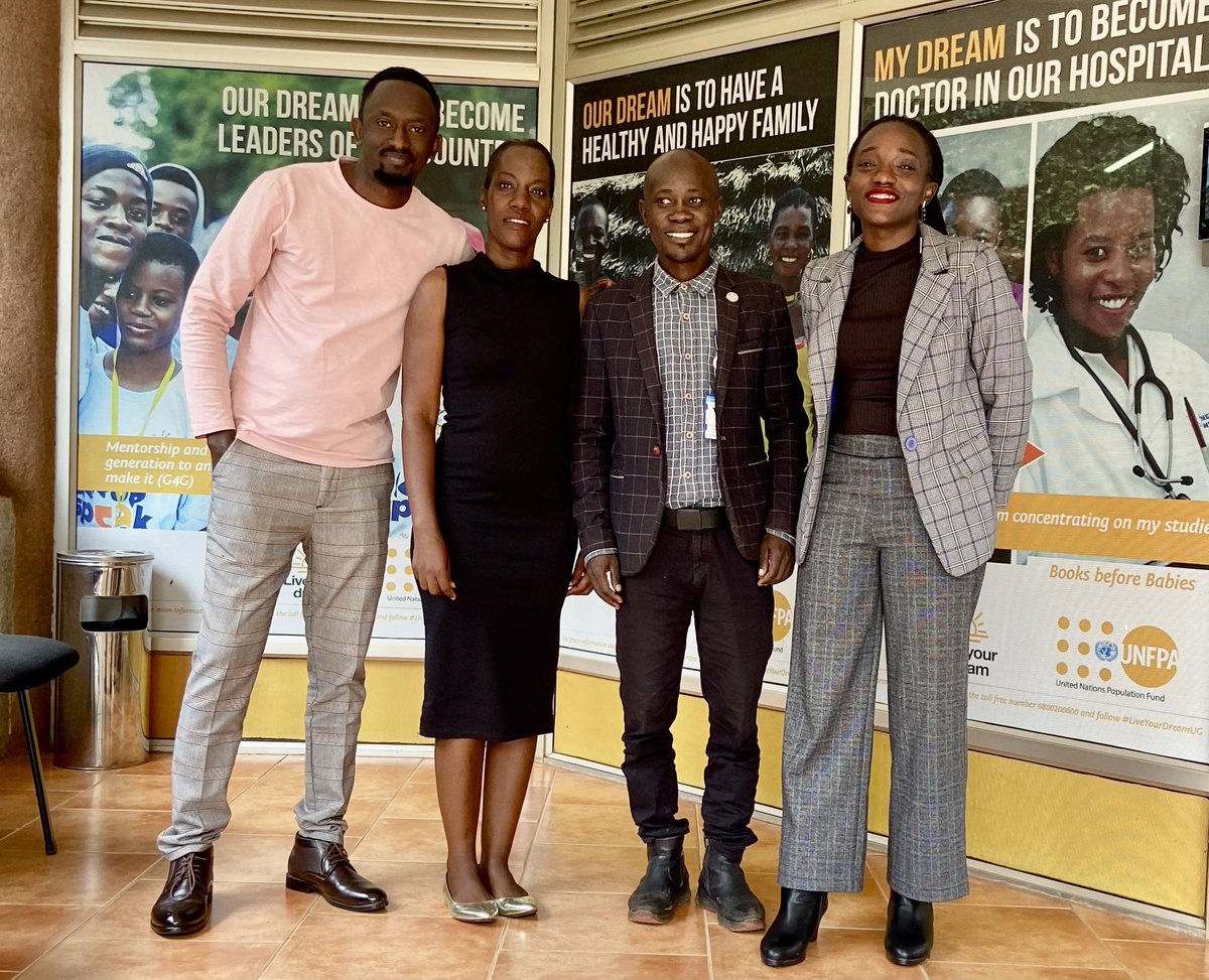 We just had a great meeting with our partners  <a href="/UNFPAUganda/">UNFPA Uganda</a> led by <a href="/AnneAlanSizomu/">Anne O Alan</a> We're excited to work together to strengthen our network and reach more young people! 🙌🙌