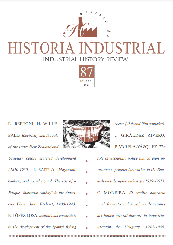 📢Attention! Issue 87 of <a href="/rhi_ihr/">Industrial History Review</a> is now available in revistes.ub.edu/index.php/Hist…. We feature great articles on the state´s role, social capital, institutional constraints, foreign investment and industrial promotion. Open access to read until 31st of May!📻Stay tuned for more news!