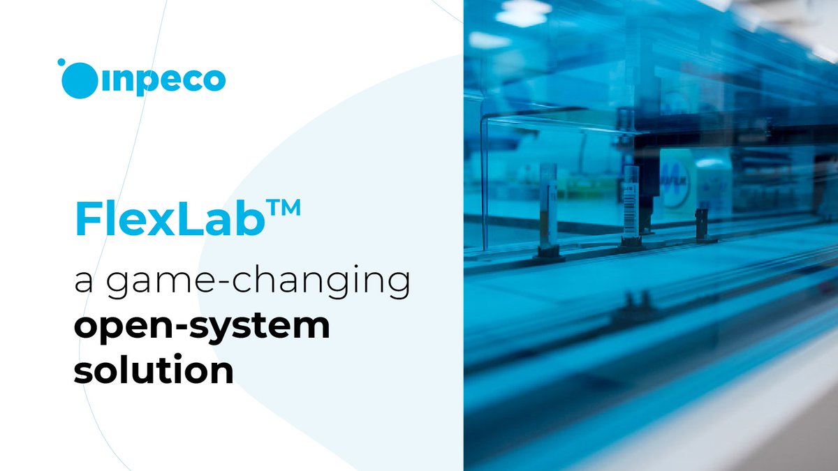 InpecoHealth's tweet image. #FlexLab is the open automation system that allows laboratories to connect the analyzers of their choice and the specialties they need.​​
​​
Adding modules and new analyzer connections to automate all the routine tasks inside your lab is easy by design: inpeco.com/our-automation…