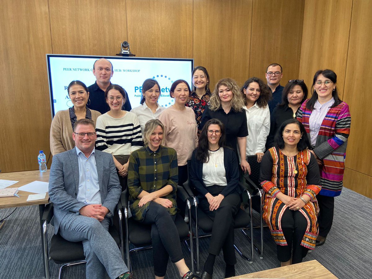 PEERNetworkGCRF's tweet photo. Research Outputs and Dissemination Workshop Day 1 in #Tashkent. Very productive sessions with our fellows and team members from @NUedukz @Ulsteruni!

#CentralAsia #PoliticalEconomyAnalysis https://t.co/fsrbS5Vrhh