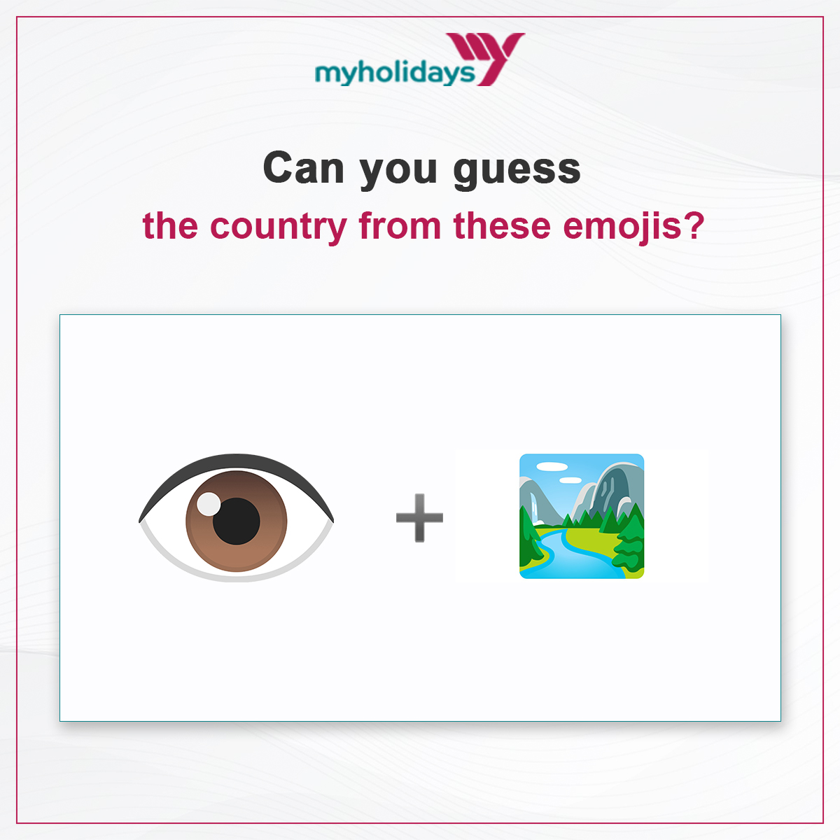 Isn't it so easy to guess the country name? Let's give you an easy peasy hint: this is the only country in the world having a musical instrument as a national symbol.

#myholidays #GuessTheCountry #traveltoexplore #emojichallenge #emojipuzzle #emojigame #followformore