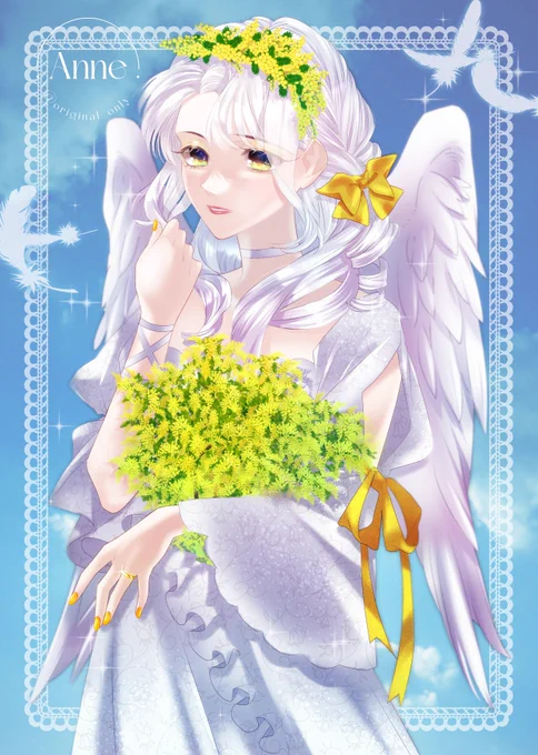 #三億アカウントの中から私を発掘してください  天使が大好き。ファンタジーな世界観の作品が多いです。一次創作メインで女の子イラストをよく描いてます。発掘していただけたらとても嬉しいです(*'ω`*)