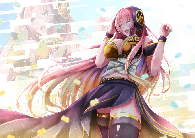 2017年作「V4X LUKA」ルカさん15周年まであと321日!#15周年まで過去絵365日巡音ルカ #巡音ルカ 