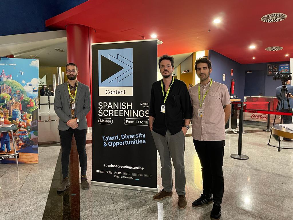 abycine's tweet photo. Pase de #Tregua(s) de Mario Hernandez en #SpanishScreenings de @MAFIZMalaga para promoción talento #abaudiovisual #abycinelanza https://t.co/aRPzFirt5A