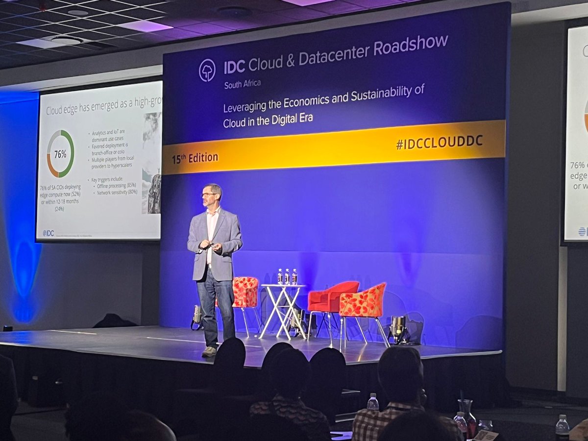 IDCMEA's tweet photo. #Cloudcentric operating models have grown to become integral components of modernizing IT environments across #SouthAfrica shares Jon Tullett, IDC's associate research director for IT services in Sub-Saharan Africa.
#IDCCLOUDC
https://t.co/p93wpdhGRK https://t.co/FKC0WErxLo