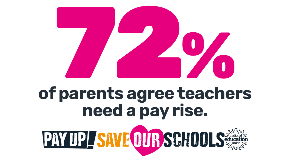 NEUnion's tweet photo. .@GillianKeegan can end this dispute by engaging in formal talks with us. 

It's time to act. #SaveOurSchools @Parentkind
https://t.co/3UGiHZOkaz https://t.co/E6tuRjvBDr