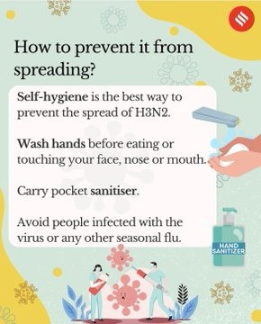Ananjana30's tweet image. Let&apos;s stay vigilant and protect ourselves and others from H3N2 virus. Follow all Covid protocols - wear masks, maintain social distancing, and stay safe! #H3N2 #CovidProtocols #StaySafe #WearMasks #SocialDistancing