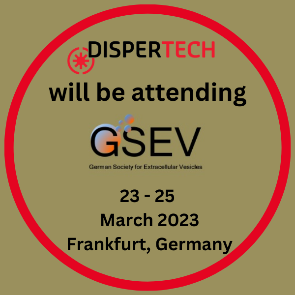 dispertech's tweet photo. Exciting news! Dispertech will be attending the GSEV Annual Meeting @GSEVorg from March 23 to 25 in Frankfurt, Germany. We can't wait to connect with other experts in the field and share our latest research on nanoparticle analysis techniques. Hope to see you there! https://t.co/KOGVL7Ik68
