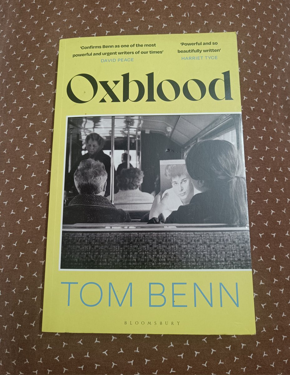 Currently reading Oxblood by @Tom_Benn, winner of the #YoungWriterAward .