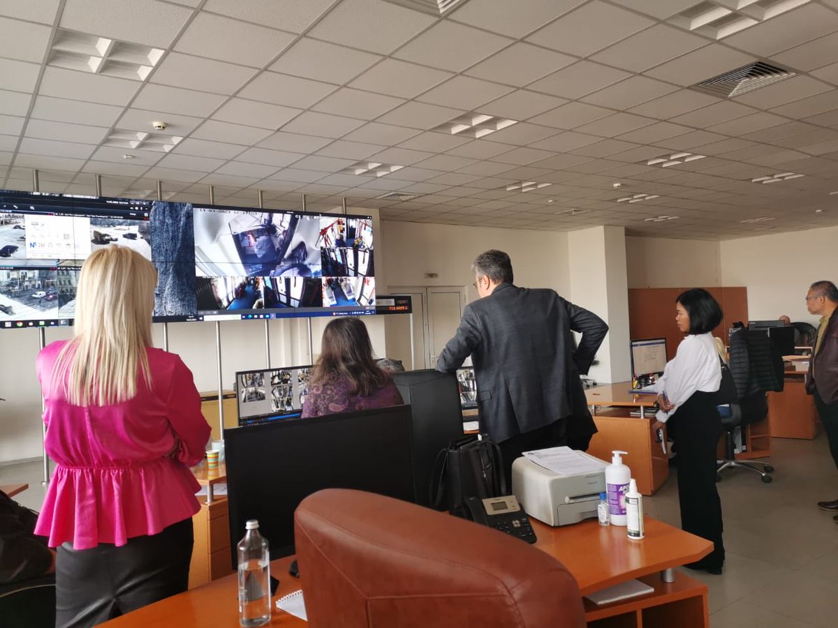 iurc_aa's tweet photo. Semarang delegation met Metodi Avaramov of Sofia’s Urban Mobility Ctr. on #tram #transport and management of #parking, a good practice that the delegates would like to introduce to their city. Later—a visit to the Main Dispatch Ctr., which manages tram transport.
Thanks @EU_FPI https://t.co/S8j5VWuevI