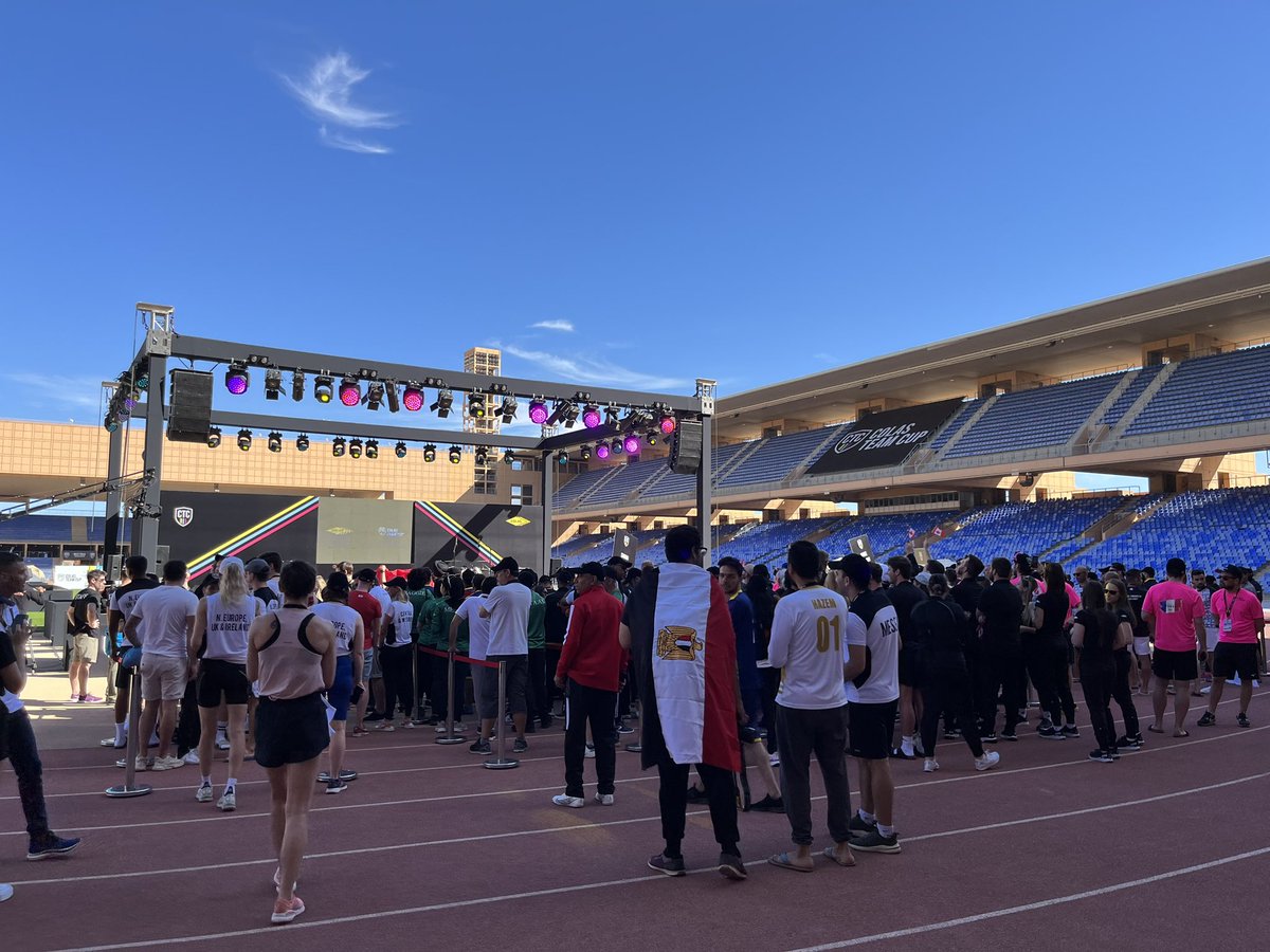 GroupeColas's tweet photo. Les finales de la #ColasTeamCup, ça commence aujourd’hui. Les 230 collaborateurs et 58 étudiants qualifiés pour les épreuves sportives et créatives vont s’élancer sur le grande Stade et la Palmeraie de Marrakech pour réaliser leur meilleure performance https://t.co/omxKznZPAW https://t.co/erOtTLJNgr